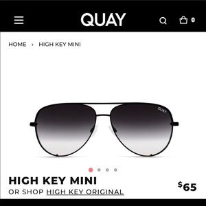Quay High Key Mini Black Fade